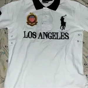 トップス Polo Ralph Lauren LOS ANGELES Stretch Jersey Short-Sleeve Quarter-Zip